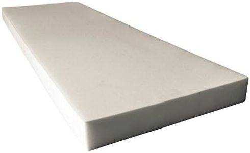 AK Trading Upholstery Foam High Density Cushion (Seat Replacement, Foam Sheet, Foam Padding), 1" H x 24" W x 72" L,White