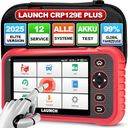 LAUNCH CRP129E Plus OBD2 Diagnosegerät Alle System Scanner mit 12 Reset, ABS/Einspritzdüsen-Codierung/Öl/Drosselklappe/EPB/DPF/SAS/TPMS Reset/Batterieabgleich, lebenslanges WiFi-Update, 2025 Modelle