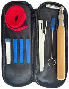Luvay Piano Tuning Kit Tools (10 Items) Professional Hammer/Lever (Felt) Mutes Fork