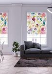 Lister Cartwright Autumn Floral Patterned Roller Blinds (60 X 160 CM) Blackout Blind for Bedroom Bathroom Kitchen Windows Child Safety included