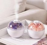 Yadava USB Mini Aroma Diffuser Eternal Flower Aromatherapy Essential Oil Air Humidifier Diffuser Home Ultrasonic Mist Maker Cool Mist Humidifier, Humidifiers for Bedroom (Air Humidifier)