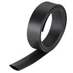 sourcing map Heat Shrink Tubing, 1"(25.4mm) Dia 42mm Flat Width 3:1 rate Shrinkable Tube Cable Sleeve 10ft - Black