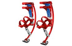 Kids/Child Youth Kangaroo Shoes Jumping Stilts Fitness Exercise (Red, Load Range-30-50kg)