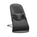 BabyBjörn Bouncer Bliss, 3D Jersey, Charcoal grey, Ergonomic Baby Bouncer with Natural Rocking for Newborns to Toddlers (3.5–13 kg), Lightweight & Portable
