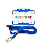 Scientist Roleplay Children's Novelty ID Card & Lanyard - STEM Week Science Role play - Schools - Pretend Play - Imaginary Play