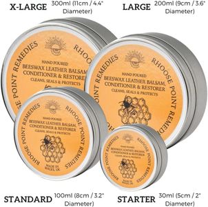 Beeswax Leather Balsam Conditioner & Restorer 100ml – Natural, UK Made