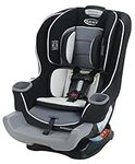 Graco Convertible Car Seat, Extend2Fit, Safe Rear-Facing Position, 10 Position Adjust, Gotham