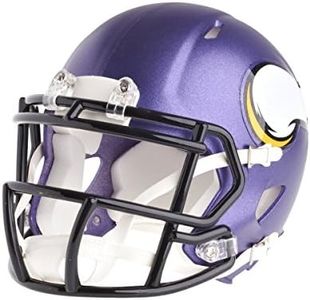 Riddell unisex adult Revolution NFL Minnesota Vikings Speed Mini Helmet, Team Color, One Size US