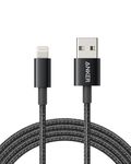 Anker iPhone Charger Cable, 6 ft/1.8m 331 Cable, Premium Nylon USB-A to Lightning Cable, for iPhone 14 Plus 14 14 Pro Max 13 13 Pro