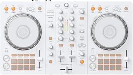 Pioneer DJ DDJ-FLX4 2-deck rekordbox and Serato DJ Controller - White, Limited Edition