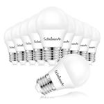 Scheinenda LED Refrigerator Light Bulb (10 Pack), 40W Equivalent, 120V A15 Fridge Bulbs 6W, 5000K Daylight 480 Lumens, E26 Medium Base, Freezer Home Lighting Bulbs, Non-dimmable