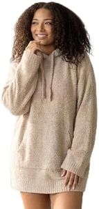 Sunday Citizen Snug Blanket Hoodie – Ultra Soft Oversized Wearable Throw Blanket Hoodie, Big Cozy Hooded Pullover with Pockets, Machine Washable (Biscotti)