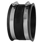 POWERTEC 70149 Dust Control Flex Cuff with Hose Clamps, 4-Inch