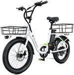 isinwheel U7 White Electric Bike 20