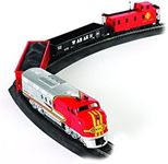 Bachmann Trains - Santa Fe Flyer Ready to Run Electric Train Set - HO Scale