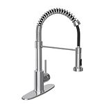 BASDEHEN Kitchen Faucets with Pull 