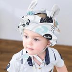 Teenytodd Baby Safety Helmet Head Protector, Adjustable Size Baby Learn to Walk Or Run Soft Safety Helmet, Infant Anti-Fall Anti-Collision,for Baby Months-3 Years Old-Blue