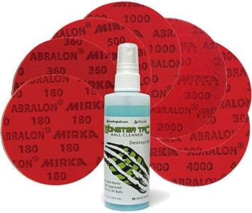 bowlingball.com Abralon Resurfacing Kit - Set Includes All 7 Grits (Set of 7) + One Bottle of Monster Tac (4oz)