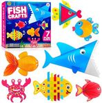 Arts and Craft Kit for Toddlers Ages 3, 4, 5 Years - Craft 7 Fun Fish Characters