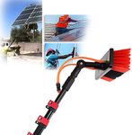 3.6M 5.4M 6M 7.2M 9M 11M Window Cleaning Pole,Water Fed Telescopic Brush,Extendable Cleaner Conservatory Roof,Cleaning Photovoltaic and Solar Panels,Waterfed Telescopic Pole System (20FT/6M)