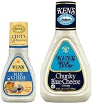 Ken's Steak House Variety, 1 Ken's Steak House Chef's Reserve Blue Cheese With Gorgonzola Dressing, 9 FL OZ, 1 Ken's Steak House Chunky Blue Cheesy Dresssing, 16 FL OZ, 1 CT