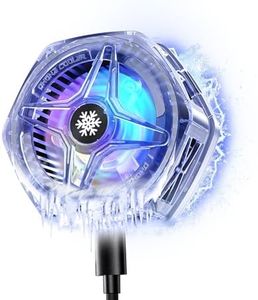 Phone Cooler for Gaming Streaming Radiator with LED Display Semiconductor Cooling Ideal for iPhone 12-16 Compatible with MagSafe