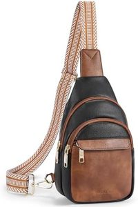 BOSTANTEN Small Sling Bag for Women Leather Crossbody Bags Fanny Pack Chest Bag for Travel