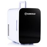 Subcold Ultra 6 Mini Fridge Cooler & Warmer | 3rd Gen | 6L capacity | Compact, Portable and Quiet | AC+USB Power Compatibility (Black)