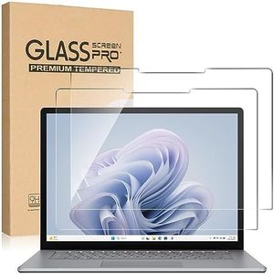 [2 Pack] T Tersely Tempered-Glass Screen Protector for Microsoft Surface Laptop 5/4/3/2/1 13.5 Inch,Anti-Scratch 9H HD Screen Protector for Microsoft Surface Laptop 5 (13.5 inch)