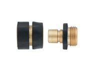 Orbit 3 Pack Water Hose Brass Quick Connect Set with Shutoff