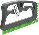 FUGINATOR® Grout Brush Grey/Green - Cleaning Brush for Joint Cleaning in Bathroom, Toilet, Kitchen etc. - Cleaning Wall and Floor Tiles - Handy Brush for Joints and Tiles