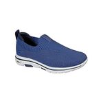 Skechers Mens GO Walk 5 - TOWNWAY Blue Walking Shoes -7 UK (8 US) (216042)