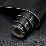 LIVECOOL Vinyl Glitter Car Wrap Sheet Self-Adhesive High Gloss Wrapping Film Sheet Roll Universal for Cars/Bikes/laptops/Mobile DIY (12 X 48 Inch, Black Glitter Wrap)