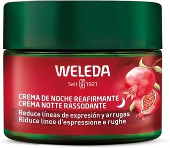 WELEDA Organic Firming Night Cream - Natural Cosmetics Natural Anti Ageing Face Cream with Pomegranate Seed Oil & Maca Peptides Moisturising Cream Reduces Wrinkles and Regenerates the Skin (1 x 40 ml)