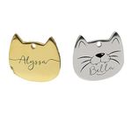 Luigi Customised Cat Name Tag, Cat Name Tag, Personalized Cat Tag, Pet cat tag, Custom Cat Tag, Cat Tag, Cat ID Tag, Cat Collar Tag, Stainless Steel pet tag