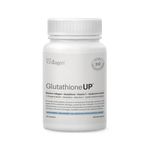 Just Collagen Glutathione UP 120 Capsules - Reduced Active Form - L-Glutathione with Hydrolyzed Marine Collagen, Hyaluronic Acid, and Vitamin C - Pure Glutathione Supplement for Antioxidant Support