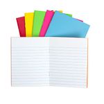 Hygloss Products Colorful Lined Books - Bright, Vibrant Covers - Paperback Books for Journaling, Writing, Arts & Crafts & More - Fun Classroom or Kids Activity - 6 Colors - 4.25 x 5.5" - 24 Books