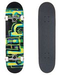 Blind Skateboard Complete Logo Glitch FP Green/Yellow 7.875"