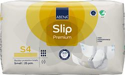 ABENA Slip Premium All-In-One Incontinence Pads For Men & Women, Eco-Labelled Womens Incontinence Pads, Mens Incontinence Pads - Small 4, 60-85cm Waist, 2200ml Absorbency, 25PK