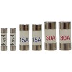 Consumer Unit Fuses UK Mixed 6 Pack - 2 x 5 Amp 15 Amp and 30 Amp - BS1361 5A 15A 30A - For Fuses Carriers