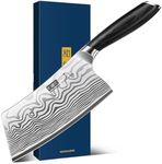 HOSHANHO Cleaver Knife 7 Inch, Razo