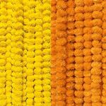 DRYPHON Artificial Flowers for Decoration, Marigold Garlands Decoration, Diwali Decoration Items for Home Decor, Pooja Room Decorations, Ganpati Decoration Combo Pack of 10 (5 Orange and 5 Yellow)