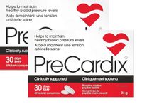 PreCardix Blood Pressure Supplement – Clinically Proven Marine Peptide from Arctic Shrimp | Non-Prescription | 60 Day Supply | for Cardiovascular Support | Made in Canada | 120 Tabs
