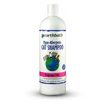 earthbath, Hypoallergenic Cat Shampoo - Fragrance Free Cat Shampoo for Allergies and Itching, Made in USA, Cruelty Free Cat Wash, Gentle & Soothing Kitty Shampoo - 16 Oz (1 Pack)