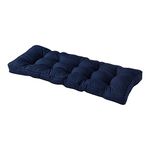 Greendale Home Fashions Outdoor 51 x 18-inch Sunbrella Fabric Bench Cushion, Navy