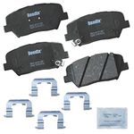 Bendix Premium Copper Free CFC1432 Ceramic Brake Pad (with Installation Hardware Front)