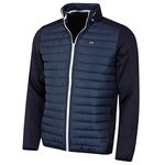 Calvin Klein Mens CK Hybrid Jacket - Navy/Navy - XL