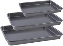 9.5/13/15 Inch Baking Tray Set, 3-P