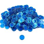 Bingo Transparent Chips 300-pk - Blue