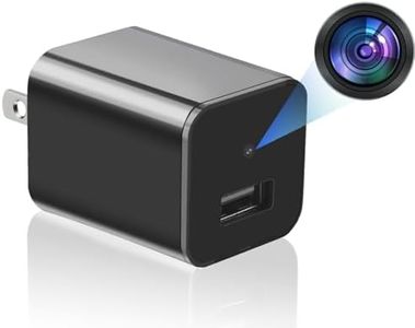 Hidden Camera 1080P WiFi Spy Camera - Spy Cam with Night Vision & Motion Detection, Wireless Indoor Security Camera for Pet/Baby/Nanny, USB Charger, App Live Feed, Smallest Smart for Home Monitoring